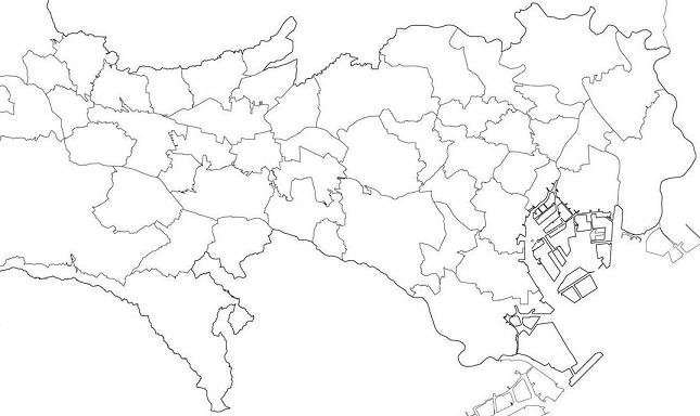 東京都多摩地域　昭島市、あきる野市、稲城市、青梅市、清瀬市、国立市、小金井市、国分寺市、小平市、狛江市、立川市、多摩市、調布市、西東京市、八王子市、羽村市、東久留米市、東村山市、東大和市、日野市、府中市、福生市、町田市、三鷹市、武蔵野市、武蔵村山市